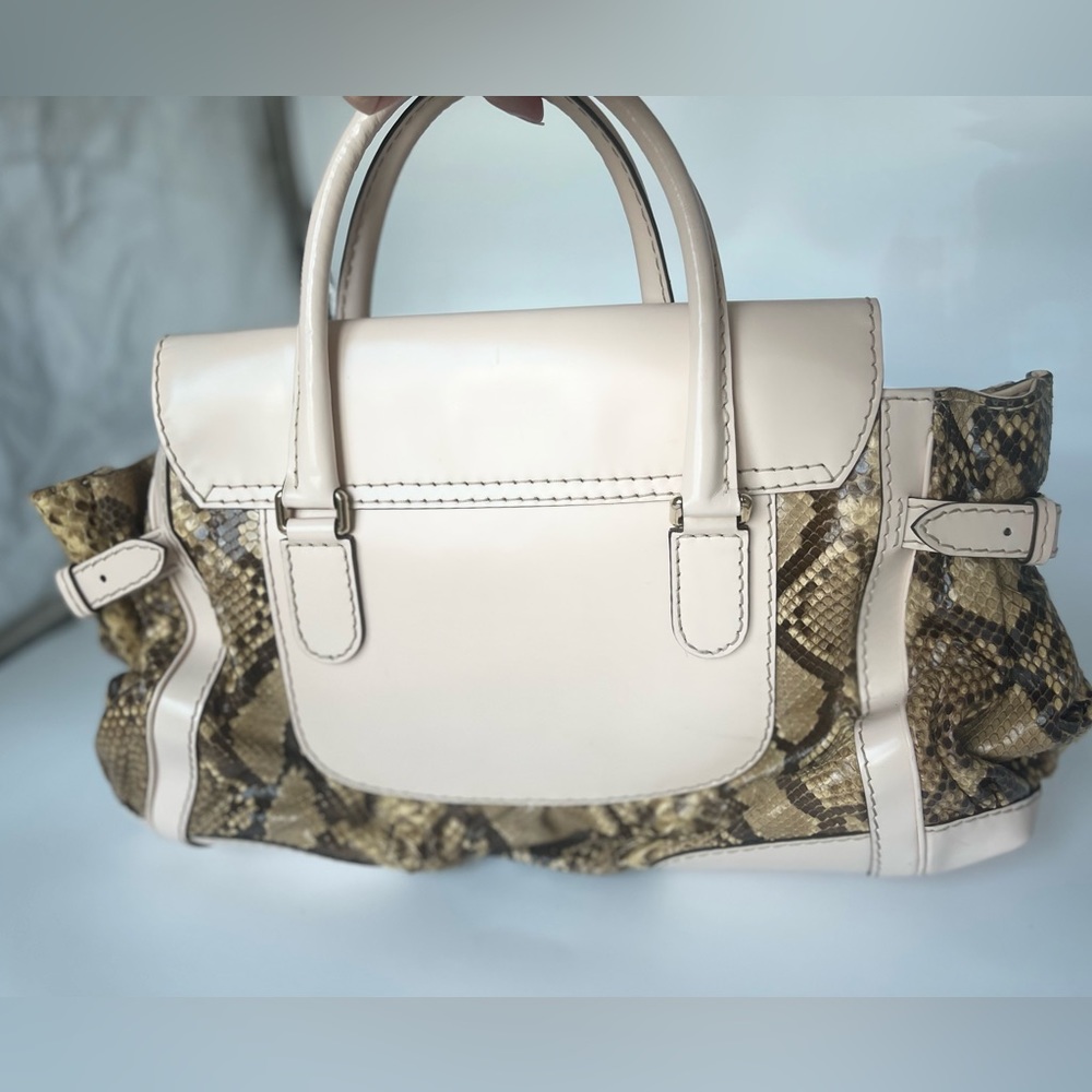 Gucci Python Queen Large Top Handle - image 2